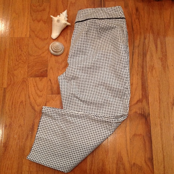Talbots Pants - Talbots Women Pants Size 6 Petite Black And White Office Business Spring